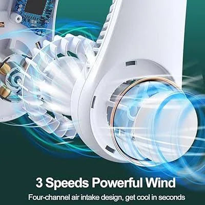Portable Bladeless Hanging Rechargeable Neck Fan