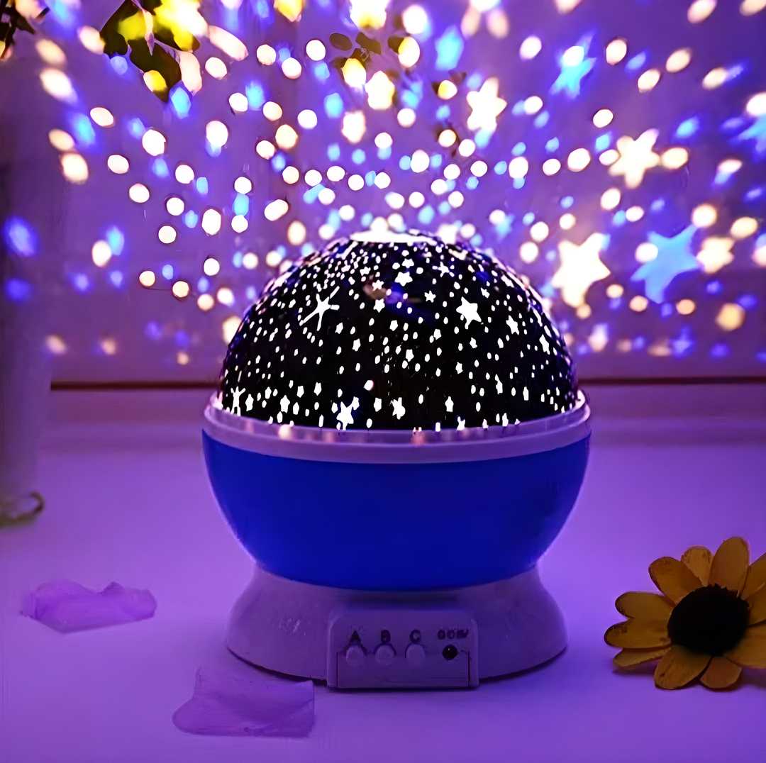 Stars and Moon Projection Lamp