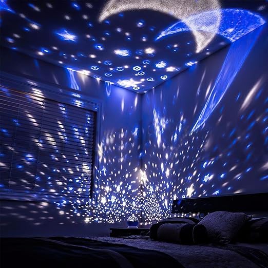 Stars and Moon Projection Lamp
