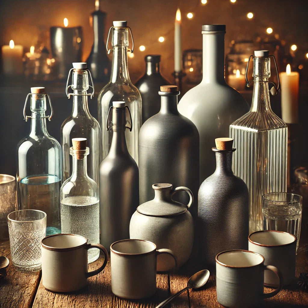 Bottle and Cups