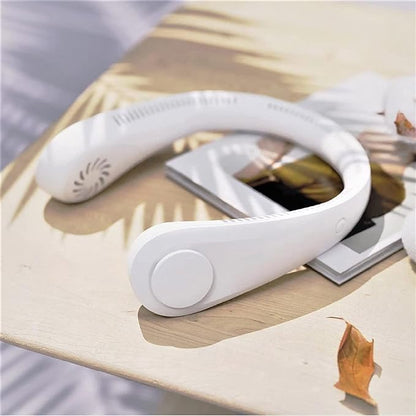 Portable Bladeless Hanging Rechargeable Neck Fan