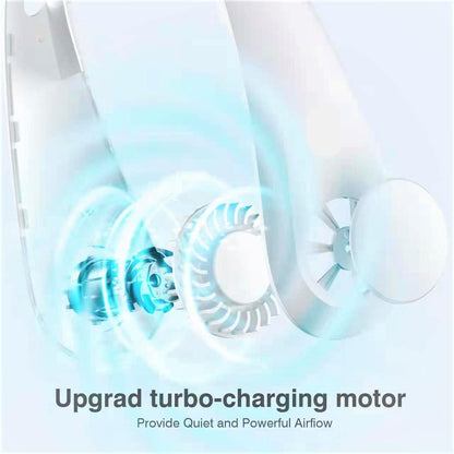 Portable Bladeless Hanging Rechargeable Neck Fan